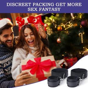 BDSM Restraint Kit – Adjustable Handcuffs & Thigh Straps for Couples Play